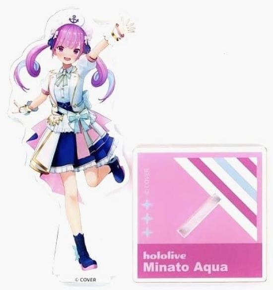 

Aqua Minato Acrylic Stand Hololive Bright Costume Ver. Official Goods