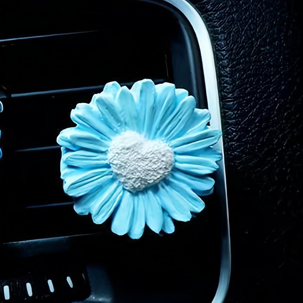 1pc Small Holeless Heart Chrysanthemum Scented Candle Silicone Mold DIY Chrysanthemum Scented Plaster Home Decor Silicone Mold