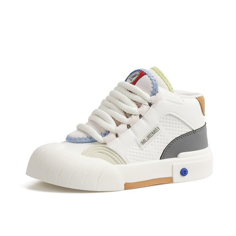 Autumn New Thick Soled Height Increasing White Shoes for Casual and Versatile Sports