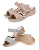 Soft Leather Sandals Soft Platform 2025 New Comfortable Cool Slippers Mother Summer Versatile Fashion Wedge Heel Women's Shoes Trend