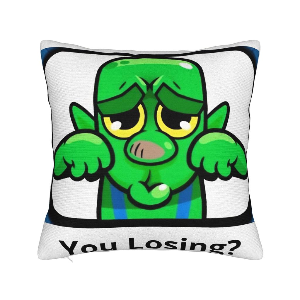 Clash Royale Královský Emote Povlak na polštář Vintage povlak na polštář na židli pohovku Domácí dekorace Pohodlné povlaky na polštář Dárek