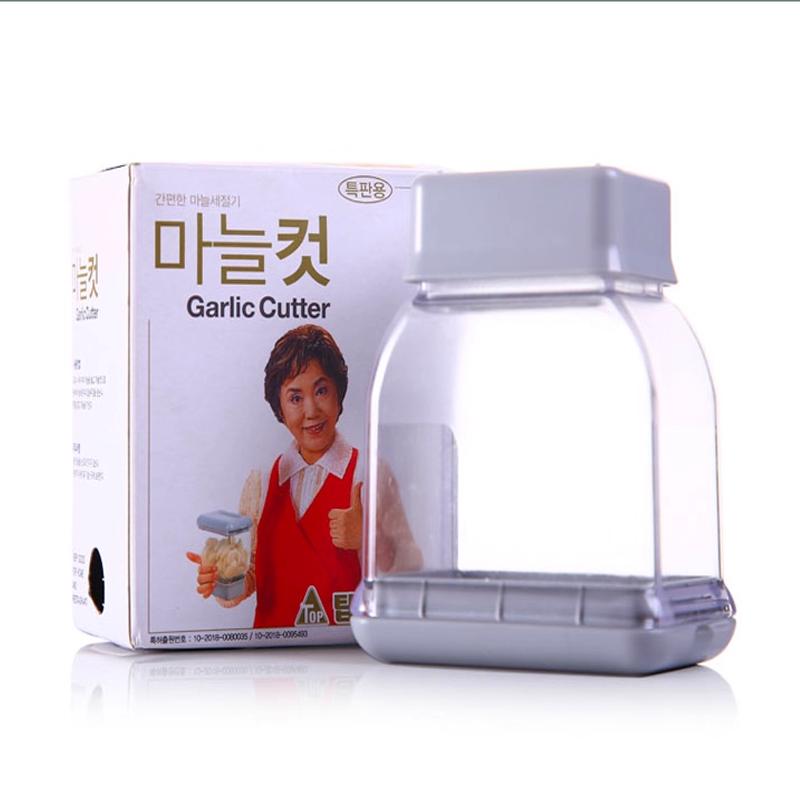 

Hot selling manual press garlic cutter,stainless steel fast garlic cutting machine,essential for BBQ,easy to clean kitchen tool сірий