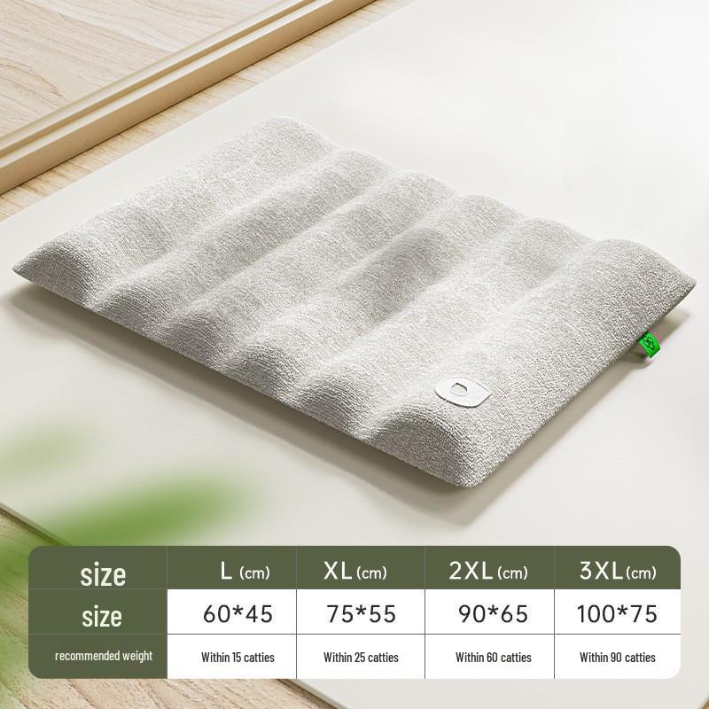 Four Seasons Thickened Dog Cushion: Warm, Removable, Washable Pet Nest & Sleeping Mat for Large Dogs.