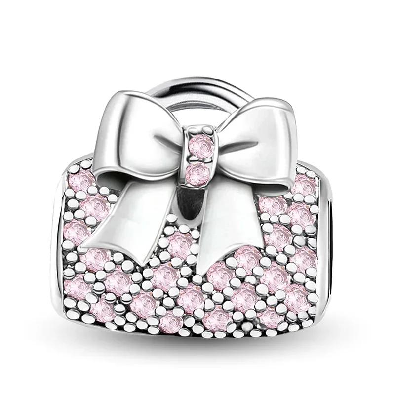 Copper Love Heart Air Balloon Girl Strawberry Charms Bracelet Necklace Making Gift Of High Quality Fine Jewelry