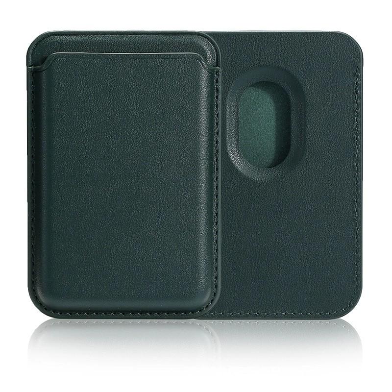1 pièce Porte-cartes magnétiques Étui de téléphone en cuir PU Poche pour carte de crédit Convient à la plupart des téléphones portables