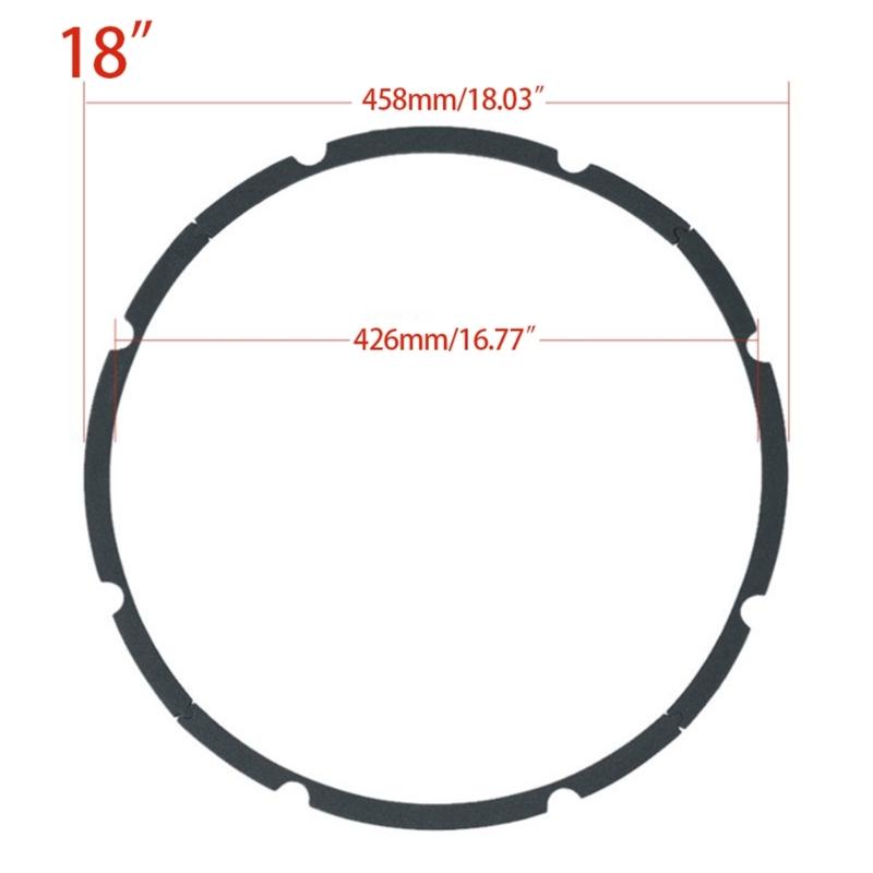 Rubber Ring Speaker Cloth Edge Repair Parts Speaker Surround Rubber Replacement Parts for Speaker Repair or DIY