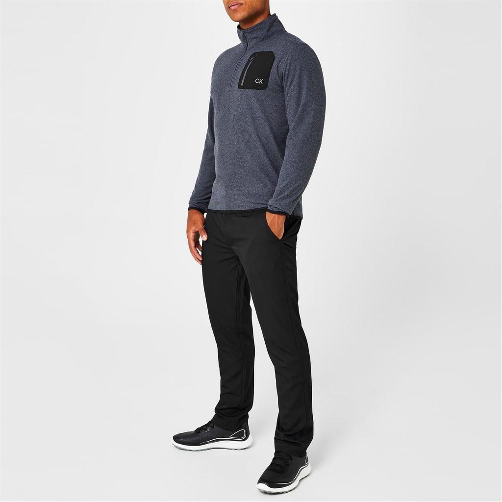 Calvin Klein Mens Planet Zip Pocket Golf Fleece