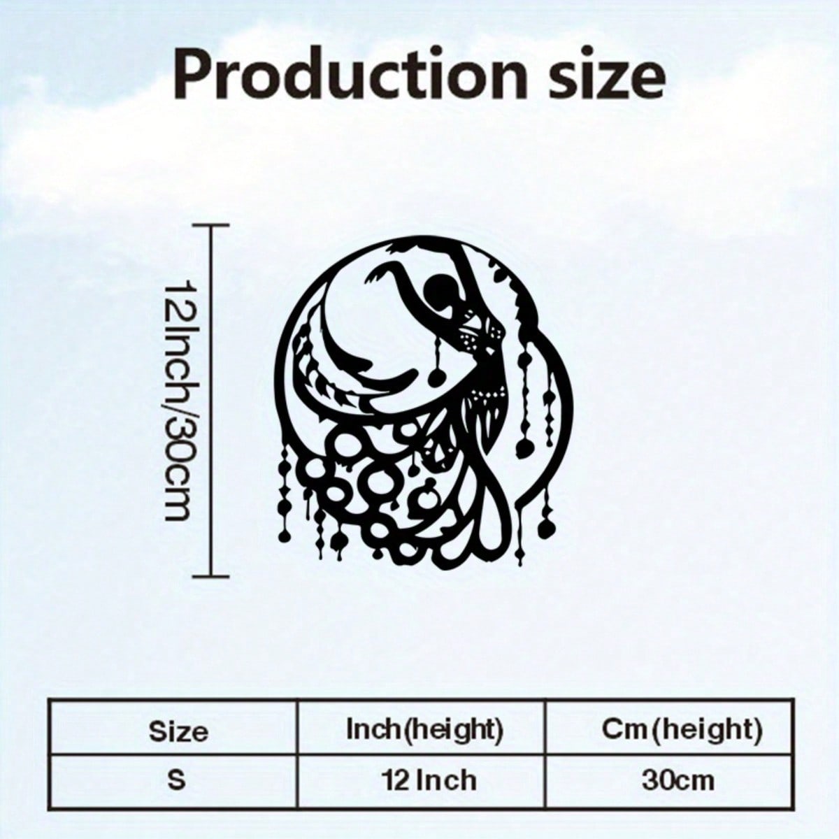 1PC Bohemian Metal Wall Decor Iron Floral Sculpture Geometric Design Living Room Bedroom Gift