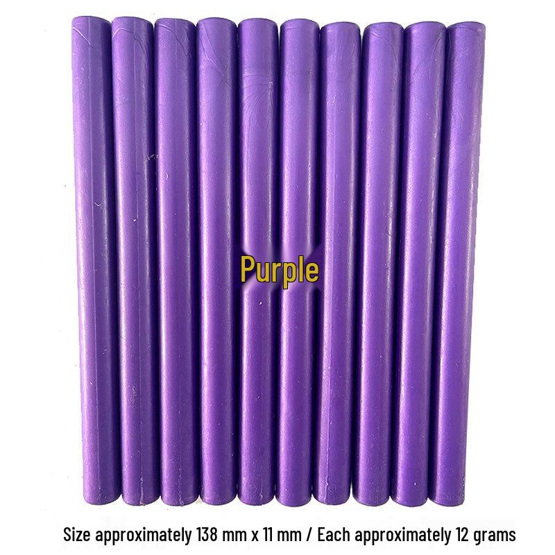 Round Wedding Invitation Wax Stick for Sealing, Hot Melt Glue Gun Compatible, Ideal for Wine Jar Sealing and Wax Cellar Storage