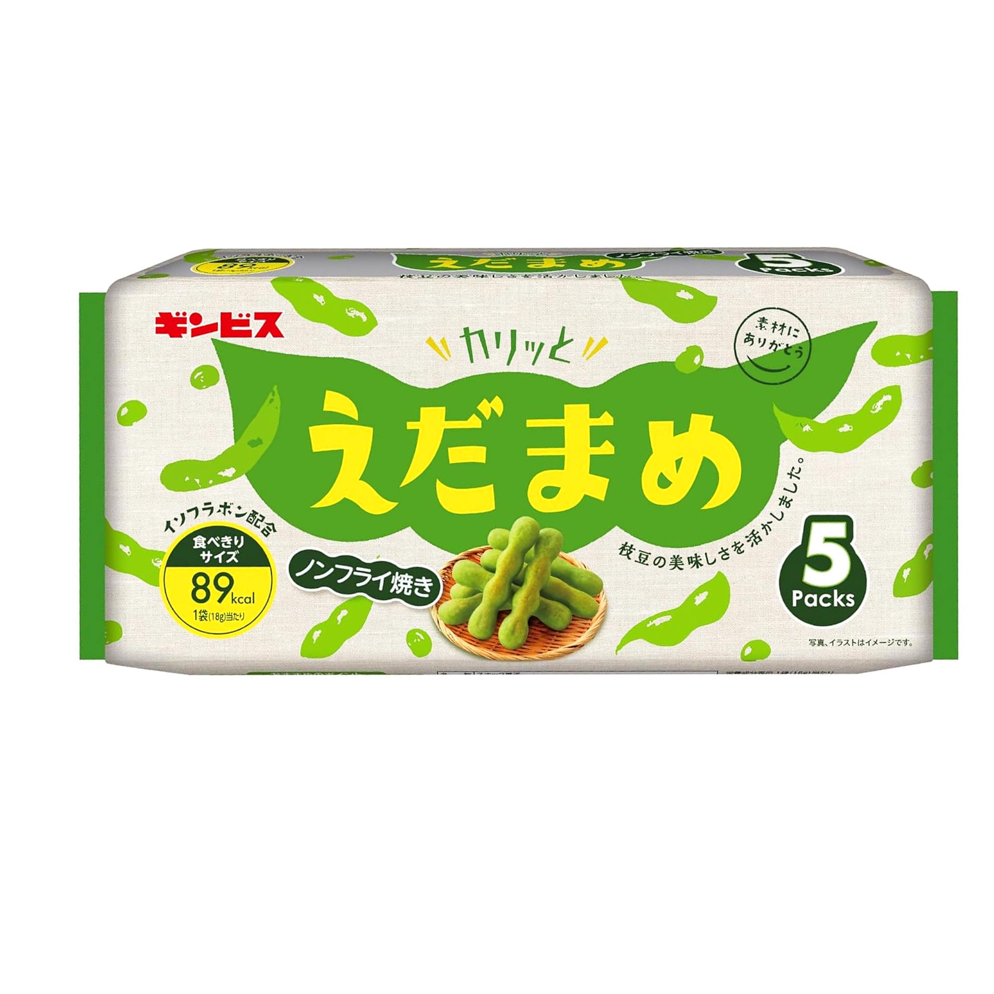 

Montoire Ginbis Crispy Edamame 5P 90 г x 12 пакетиков