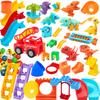 Large Building Blocks Conveying Pipeline Ball Playground Slide Ladder Assembly Compatible Accessories Kid Toys Cars Big Size A11