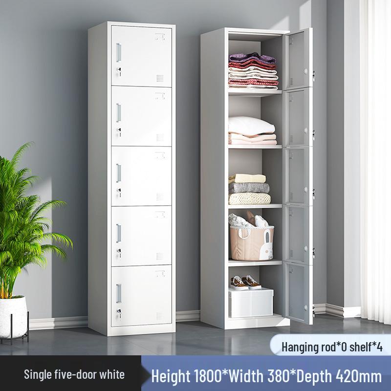 Single Door Steel Locker Cabinet for Employee or Dormitory Use