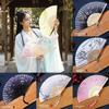 Tassel Elegent Female Fan Folding Fan Bamboo Classical Dance Fan  Home Decoration