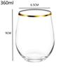 Plastic Ribbed Wine Glass Cocktail Glass Shatterproof Transparent Beverage Cup for Weddings Gatherings and Events