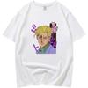 FJHYEEBN Bizarre Anime Adventure Shirt Anime Fashion Trend T-Shirt Unisex Short Sleeved Tops Teen Fans Gifts Tee Shirts