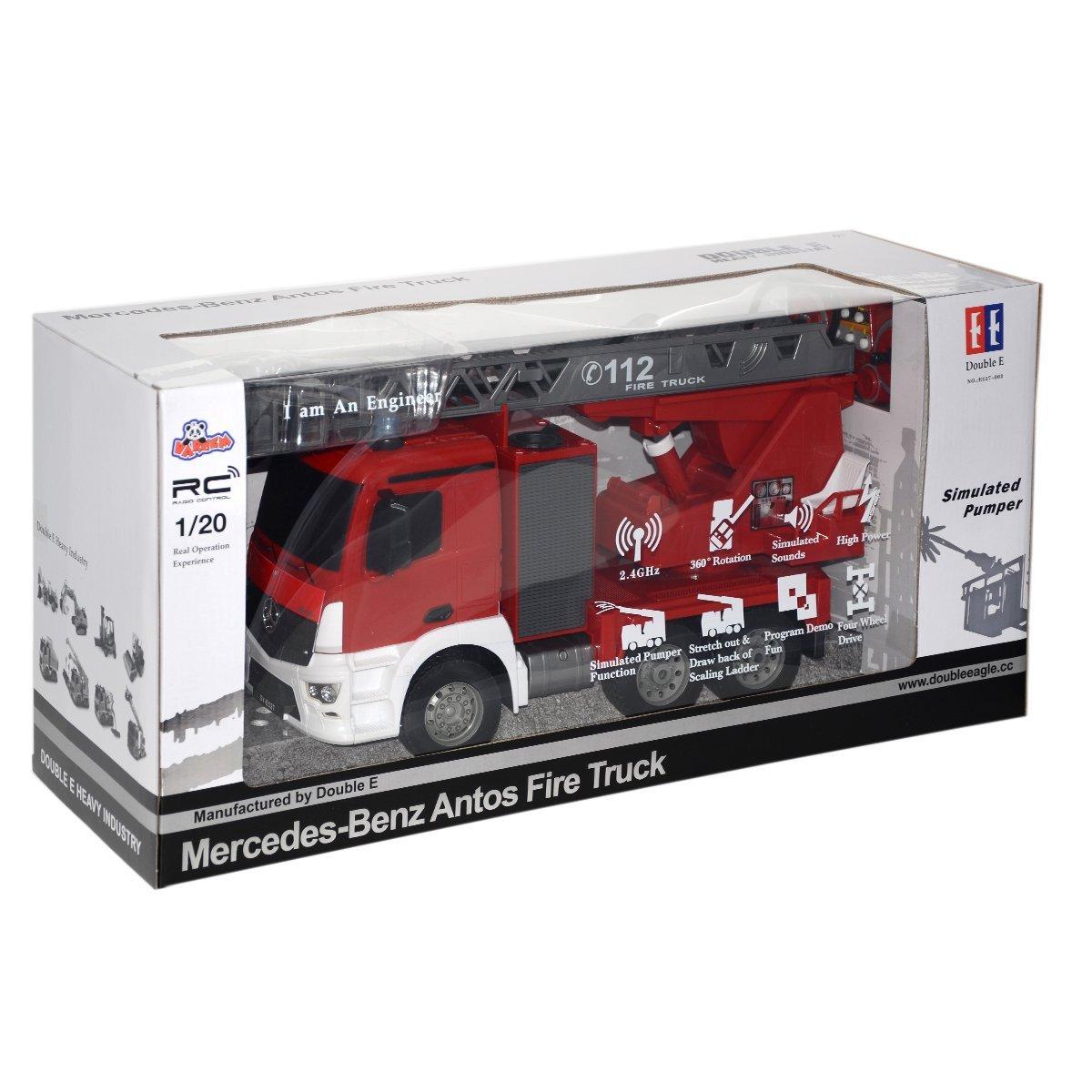 

E527-003 Пожарная машина Mercedes-Benz с дистанционным управлением 1:20 -Вардем