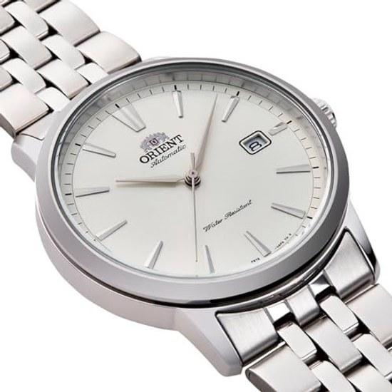 ORIENT automatische Armbanduhr mechanisch Herstellergarantie RN-AC0F02S Herren weiß silber