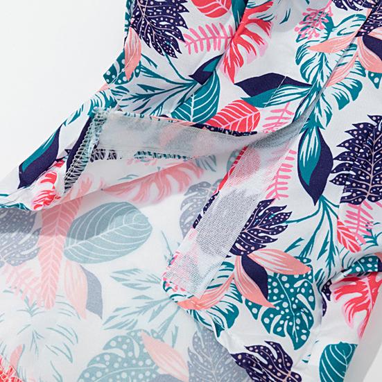 Haine pentru câini de vară Guler cu rever Imprimare cu flori pentru animale de companie Cățeluș Haine cu două picioare pentru exterior