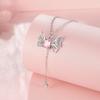 Daytime Covenant Butterfly Pull Necklace Women'S Lamp Luxury Niche Design Clavicle Chain Zircon Necklace Premium