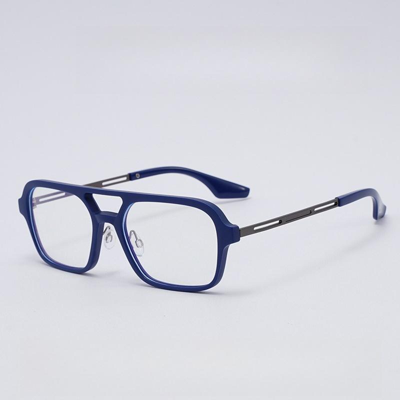 2026 New Fashionable Double-Bridge Anti-Blue Light Presbyopia Glasses High-Definition Reading Eyeglasses Diopter +1.0 To +4.0