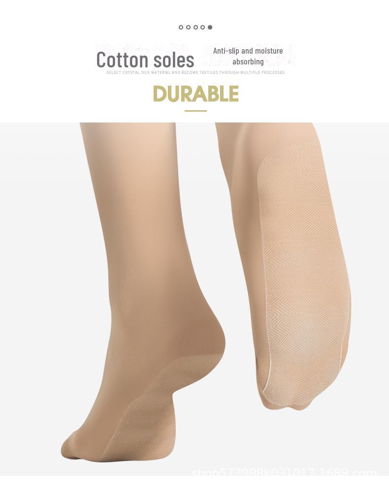 Red Pepper Velvet 120D Women's Pantyhose - Soft, Abdomen Lifting, Hip Shaping, Non-Slip Leg Design.