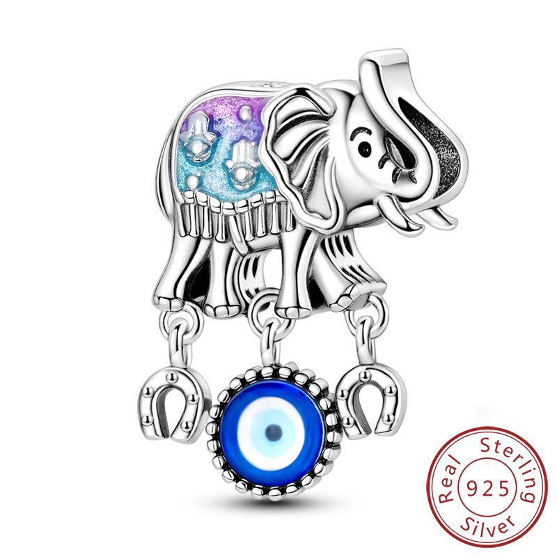 New Copper Dream Charms Baeds Angel Devil'S Eye Fatima'S Hand Cross Charms Pendant Fit Original Bracelet Women Jewelry Gift