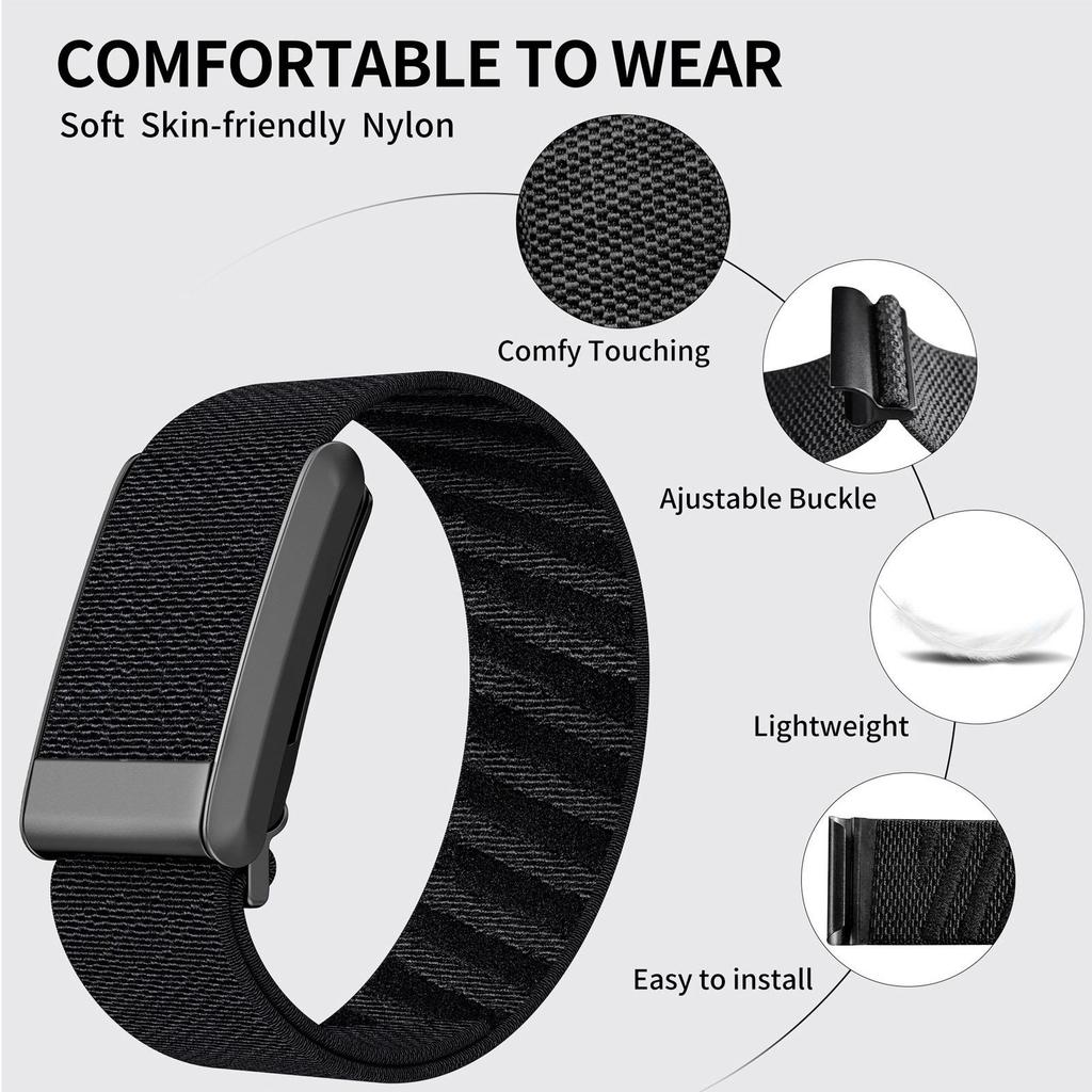 WHOOP 4.0 Braided Nylon Sport Strap - Cashmere Elastic Bracelet for High-End Watches