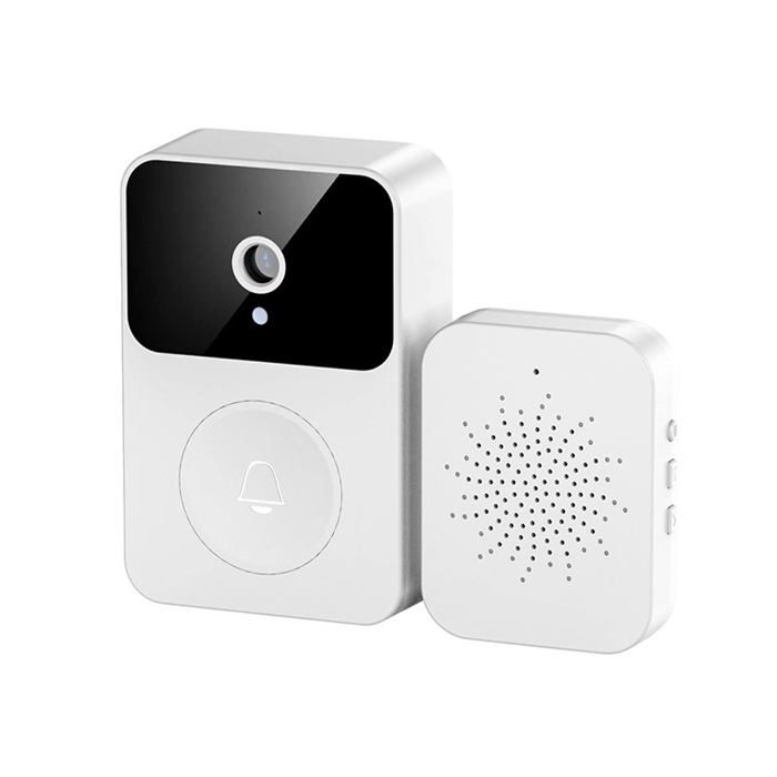 2.4 GHz Wi-Fi Wireless Video Doorbell with Camera, Two-Way Audio, Night Vision, Rechargeable Battery