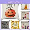 Vibrantly Printed Halloween Themed Cushion Cover Offering Comfortable And Safe Home Accent