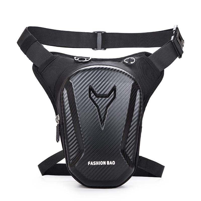 Unisex Motorcycle Leg Bag – Waterproof with Hard Base, Adjustable Strap for Biking & Outdoor Rides