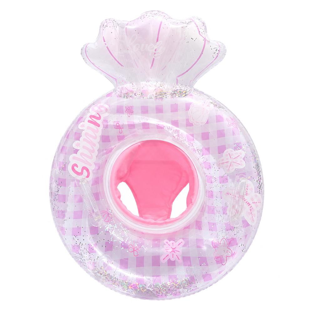 Xiao Lv Inflatable Baby Swim Ring with Removable Sunshade Canopy