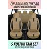Onyx Beige Universal Foal Feather Car Seat Cover