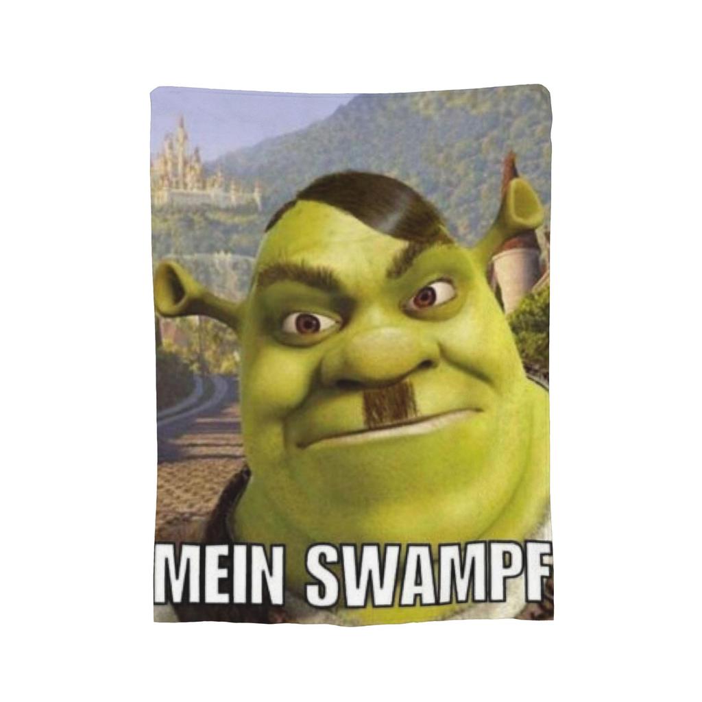 Cartoon Monster Shreks Blankets Velvet  Winter  Breathable Lightweight Thin Throw Blankets for Bed Outdoor Bedspreads