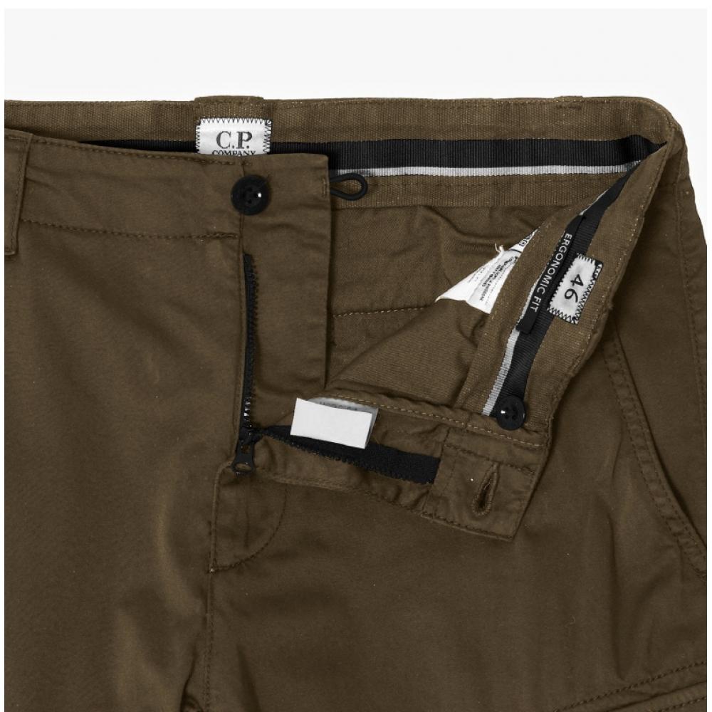 Cp Company 18cmpa056a 005694g 683 LenS Waffen Stretch Satin Cargo Men S Long pantS