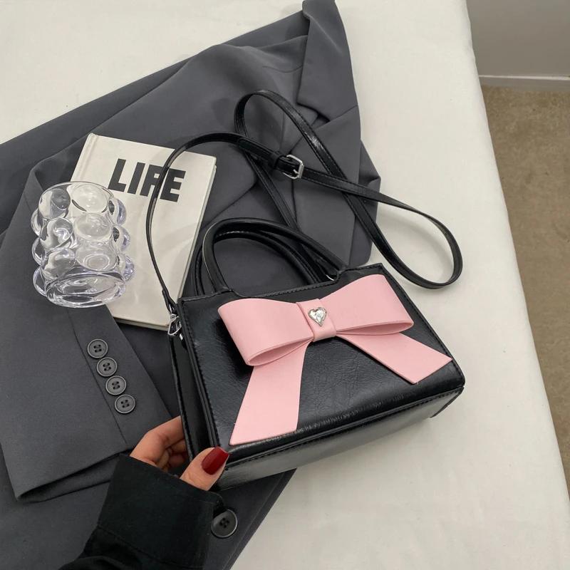 

Сумки с застежкой-молнией и бантом из искусственной кожи с верхней ручкой. Женские сумки на распродаже. Высококачественные однотонные сумки через плечо. Сумка с нитками для шитья. Повседневная сумка-тоут.