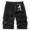 Outdoor Urban Functional Sports Casual Zipper Workwear Shorts Men's Five Quarter Pants