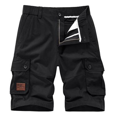 Outdoor Urban Functional Sports Casual Zipper Workwear Shorts Men's Five Quarter Pants
