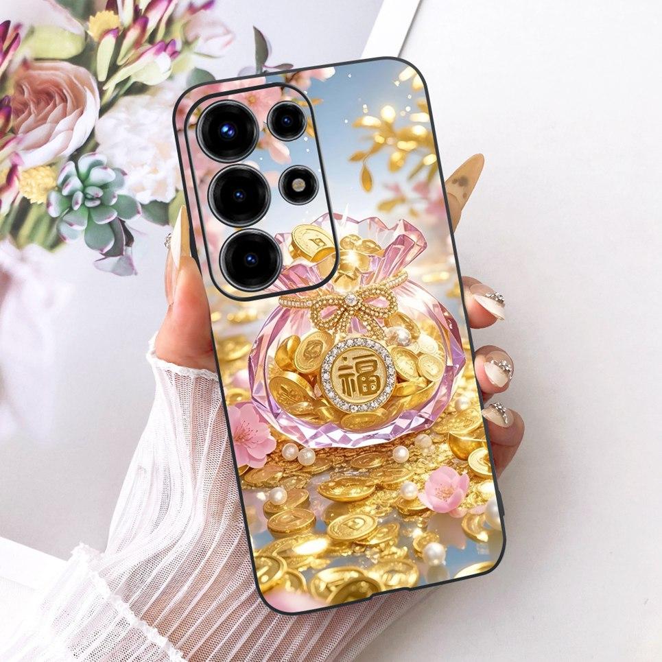 Bow Love Heart Pattern Cute Cat Phone Case For Itel Super 26 Ultra S26 Ultra S688LN Casing Soft TPU Silicone Shockproof Cover