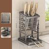 Stainless Steel Knife Holder Kitchen Storage Organizer Multifunctional Kitchen Knife Holder Knife Organizer Cutlery Organizer