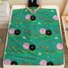 Barbapapa2 Flannel Blanket, High quality Comfortable for All Seasons, Home Decor, Warmth and Comfort