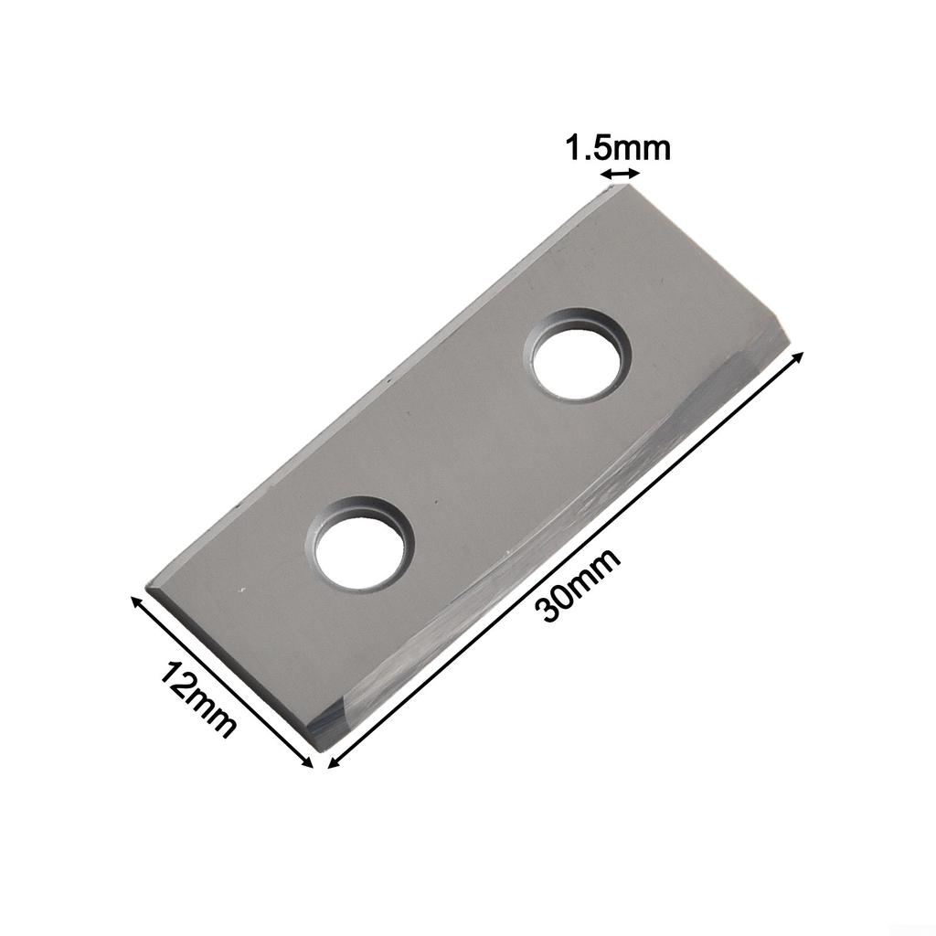 10-pack hårdmetallskär 30x12x1 5 mm för trä svarv skärverktyg