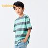 Balabala Boys' Striped Short Sleeve T-Shirt