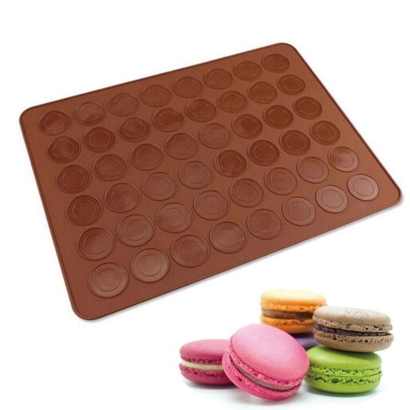 48-Mulden Muffins/Mandel-Runde Kuchen Werkzeuge Gebäck Macaron Backblech Matte