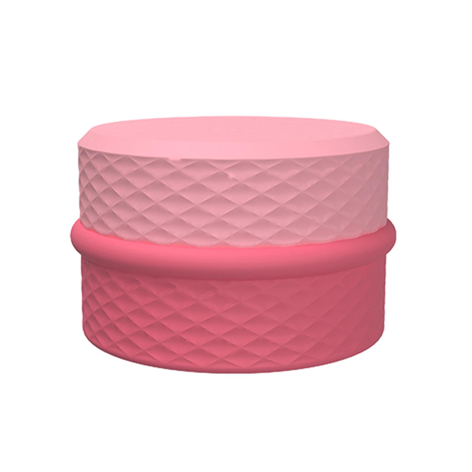 

Портативный отсек для хранения контейнеров для путешествий Силиконовая коробка для таблеток Пустые контейнеры для крема для лица Герметичные розовый