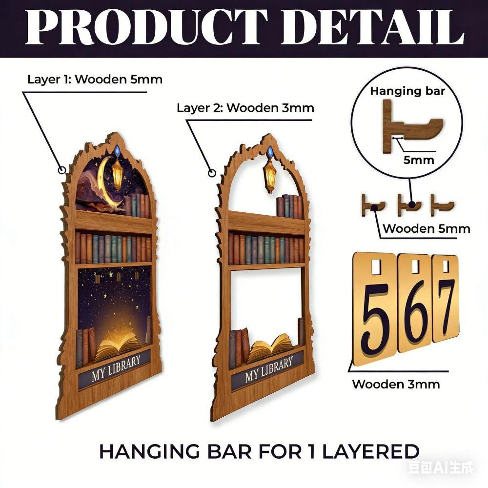 New Wooden Books Read Tracker Book Lovers Gift Reading Counter Books Read This Year Reading Tracker Signage Home Library Decor