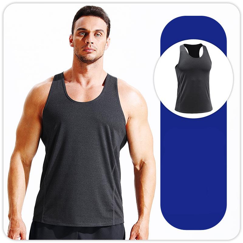 Male Running Vest Sleeveless Jacket Compression Shirt Quick Drying Sports Singlet Fitness Gym Training Tank Tops M L XL XXL 3XL 4XL