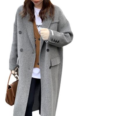 Coat Women's Woolen Coat Autumn and Winter High-end Medium and Long Small Korean New Models