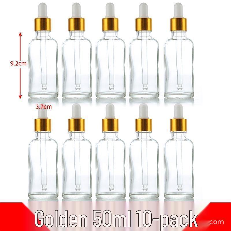 Glass Empty Dropper Bottle for Essential Oils, Perfume, and Cosmetics – Travel-Size Dispenser