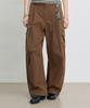 Yujen Single-Pleat Wide Cargo Elastic Pants_3 Color