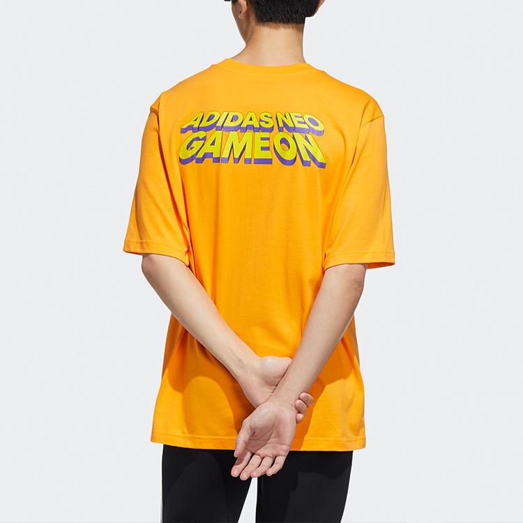 adidas Neo Graphic T-Shirts 'Yellow' Men's HC9749